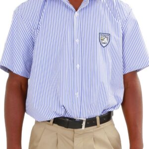 Boys Pinstripe Shirt - S/Sleeve